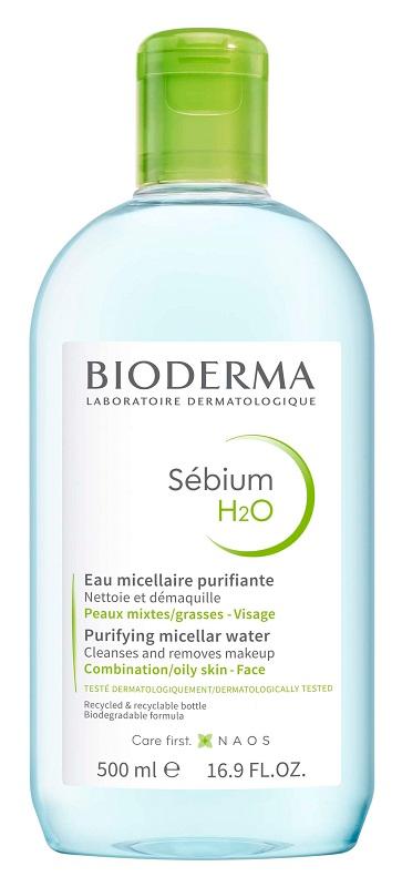 Bioderma Sebium H2O Acqua Micellare Purificante Per Pelli Grasse 500 ml
