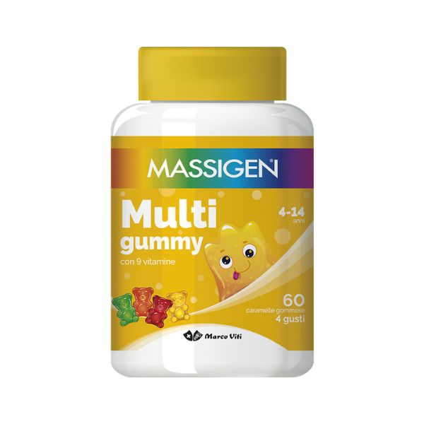 Massigen Multigummy Integratore Vitaminico per bambini 60 Caramelle Gommose