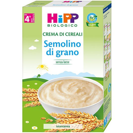 Hipp Bio Crema Di Cereali Semolino Di Grano 200g 4Mesi 