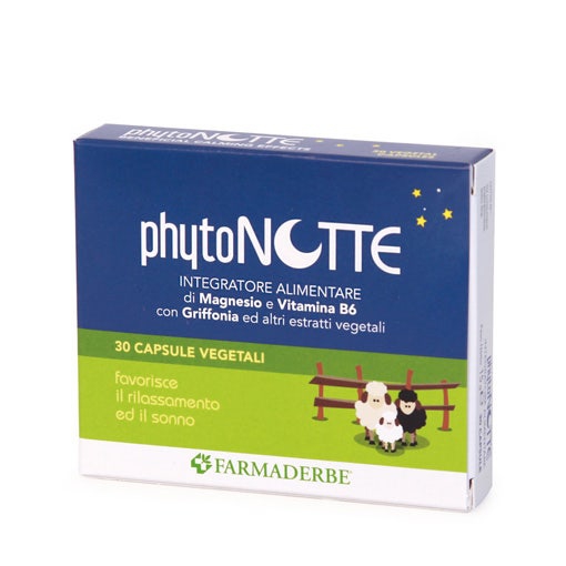 Farmaderbe Phyto Notte Integratore Magnesio E Vitamine 30 Capsule