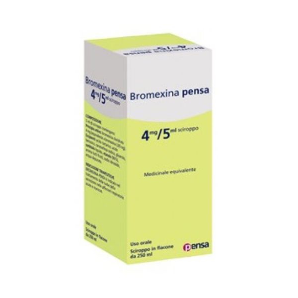 Pensa Pharma Bromexina Pe Pensa Pharma Bromexina pe*scir 250ml4mg 5ml
