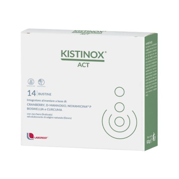 Kistinox Act Integratore Per Il Funzionamento Delle Vie Urinarie 14 Bustine