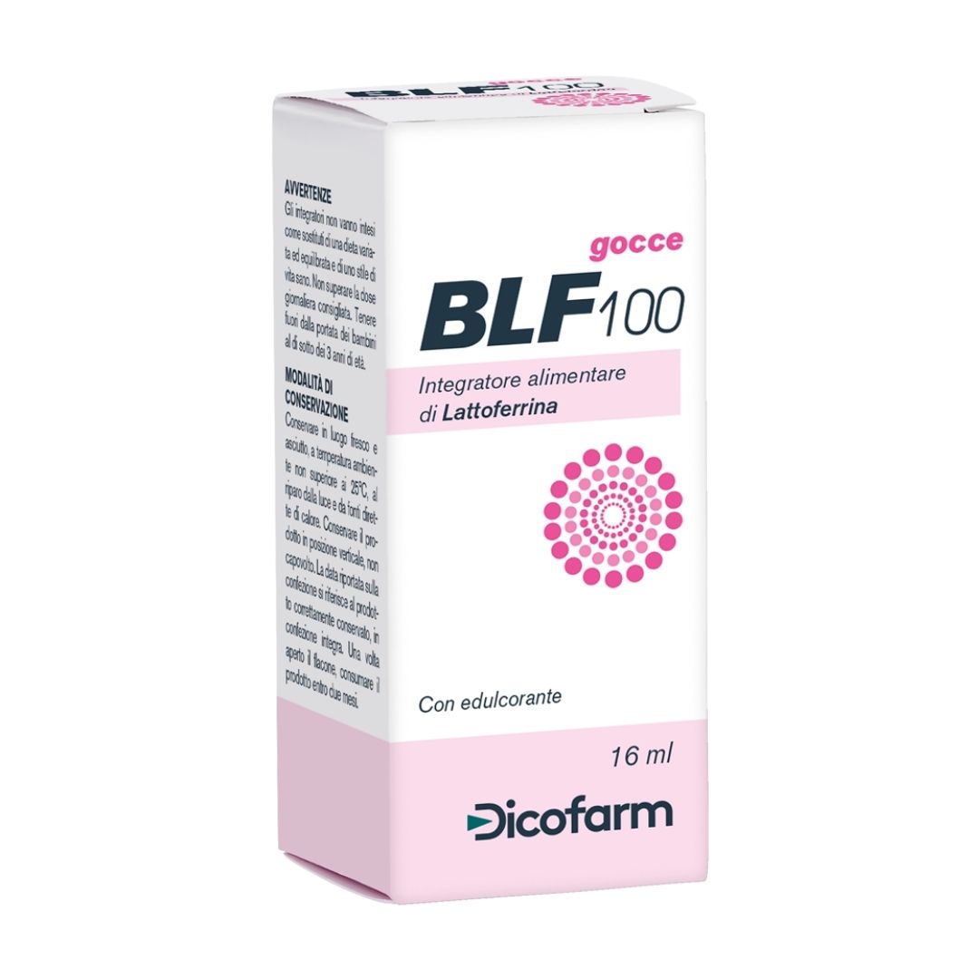 Dicofarm Blf100 Integratore di Lattoferrina per Sistema Immunitario Gocce 16 ml