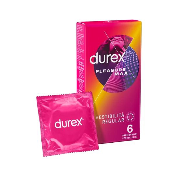 Durex Pleasuremax Profilattici Vestibilit Regular 6 Pezzi