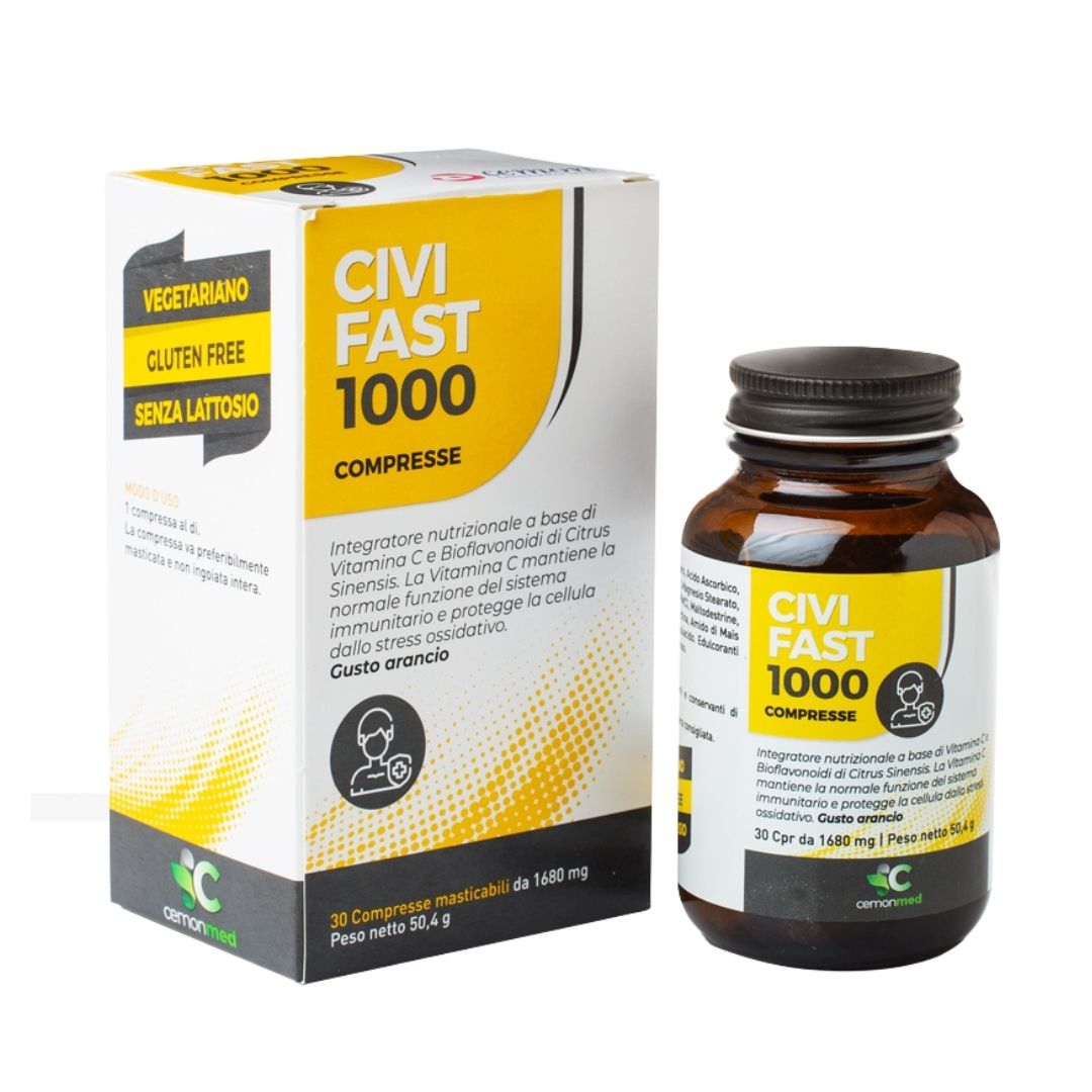 Cemon Civifast 1000 Integratore a base di Vitamina C 30 Compresse