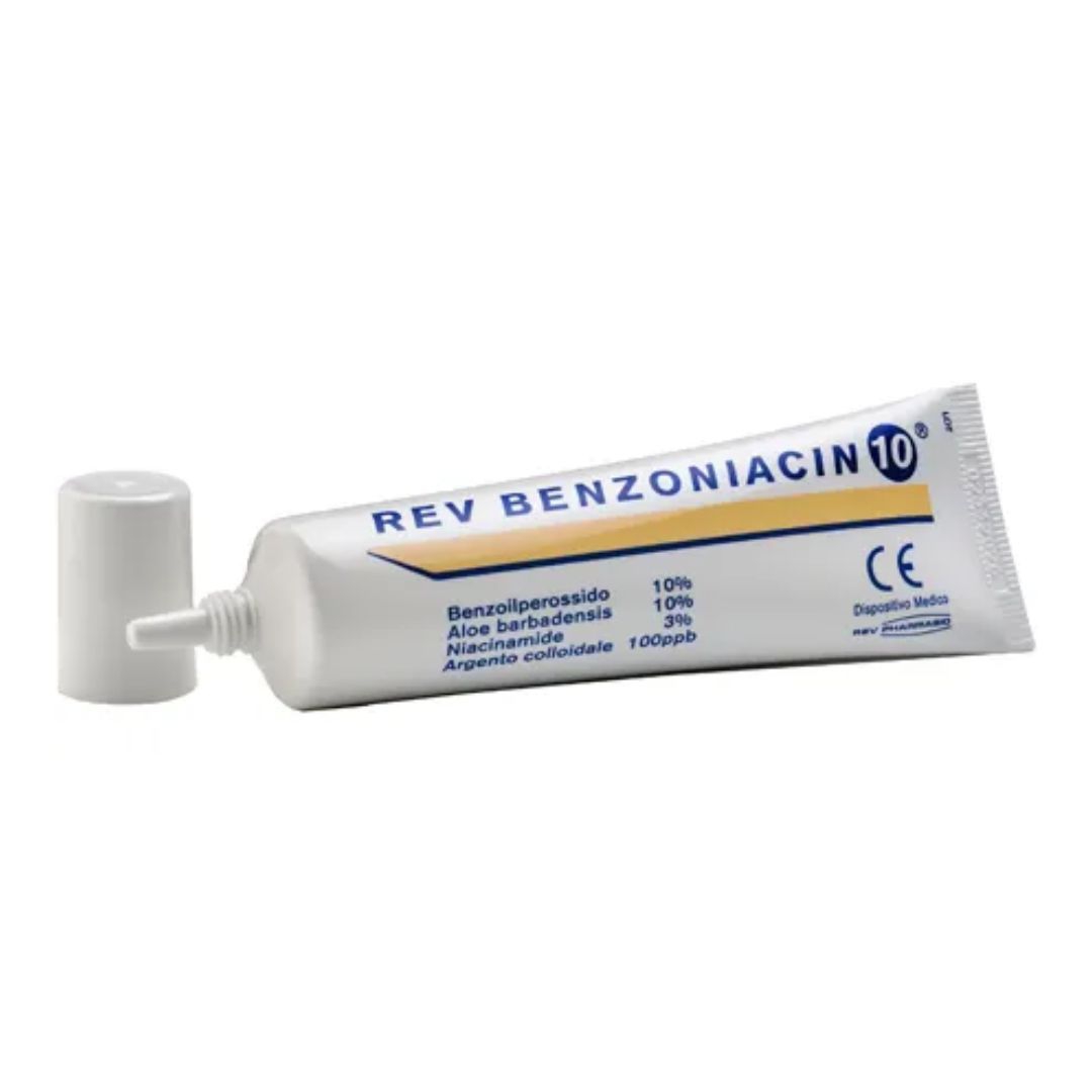 Rev Pharmabio Benzoniacin 10 Cremagel per il Trattamento dell Acne 30 ml