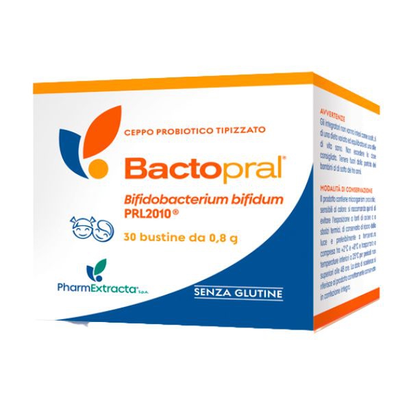 Bactopral Integratore per lEquilibrio della Flora Batterica Intestinale 30Buste