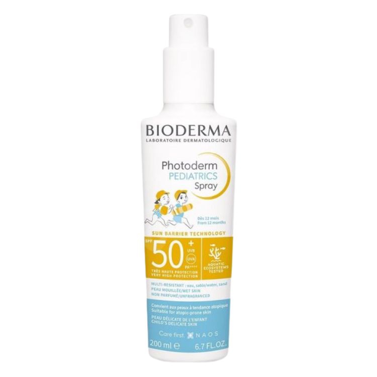 Bioderma Photoderm Pediatrics Spray Protezione Solare per Bambini Spf50  200 ml
