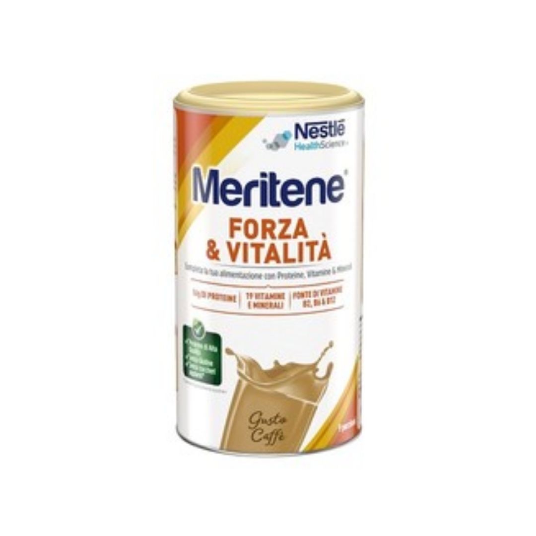 Nestle Meritene Proteine Vitamine in Polvere Gusto Caff