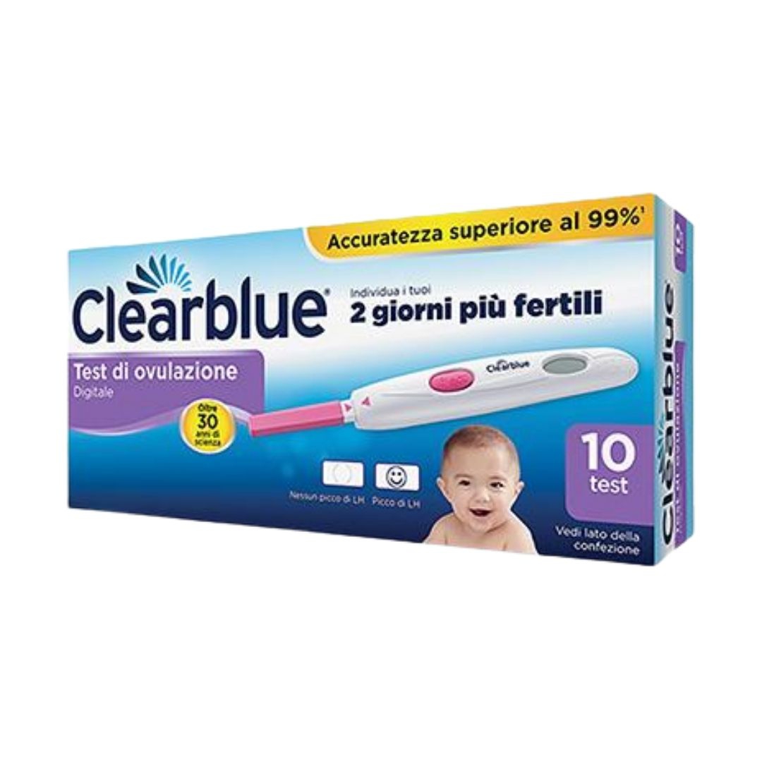 Clearblue Test di Ovulazione Digitale Individua i 2 Giorni Pi Fertili 10 Sticks