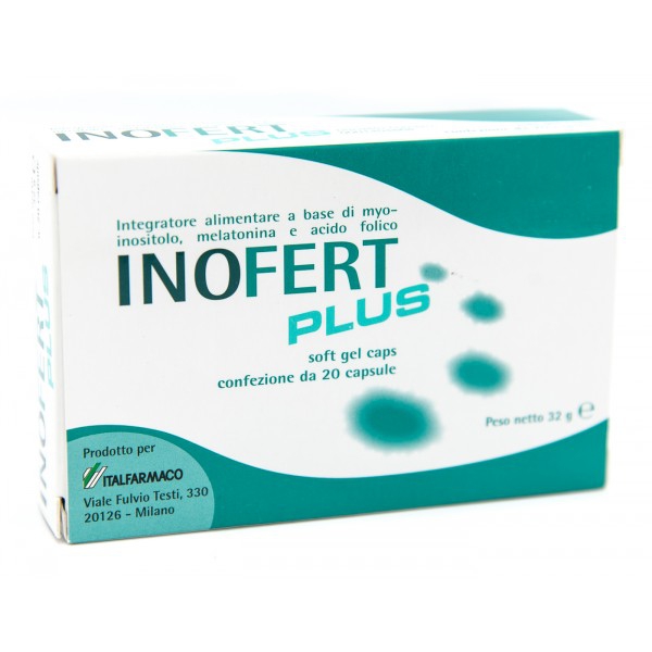 Inofert Plus Integratore per la Funzionalit Ovarica 20 Capsule Softgel