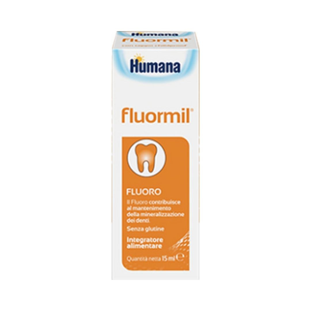 Humana Fluormil Fluoro Integratore in Gocce 15 ml