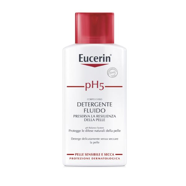 Eucerin pH5 Detergente Fluido per Pelle Sensibile e Secca 200 ml