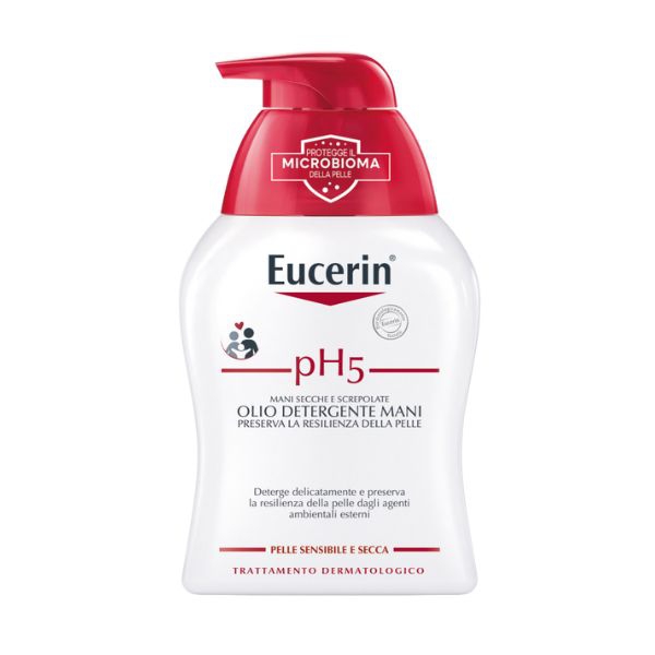 Eucerin pH5 Olio Detergente Mani per Pelle Sensibile e Secca 250 ml