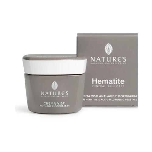 Nature s Hematite Crema Viso Antiage Dopobarba 50ml