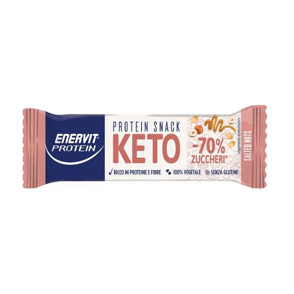 Enervit Protein Snack Keto Barretta Proteica Salted Nuts 35 gr