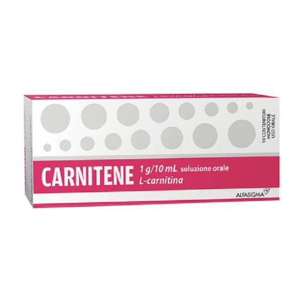 Carnitene 1 G 10 Ml Soluzione Orale 10 Contenitori Monodose