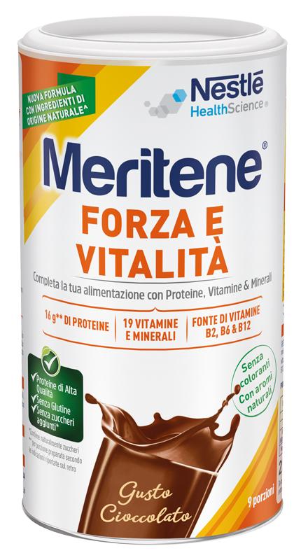 Nestle Meritene Proteine Vitamine in Polvere Gusto Cioccolato