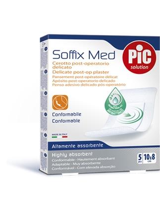 Pic Soffix Med cerotto antibatterico 10x8 5 pezzi