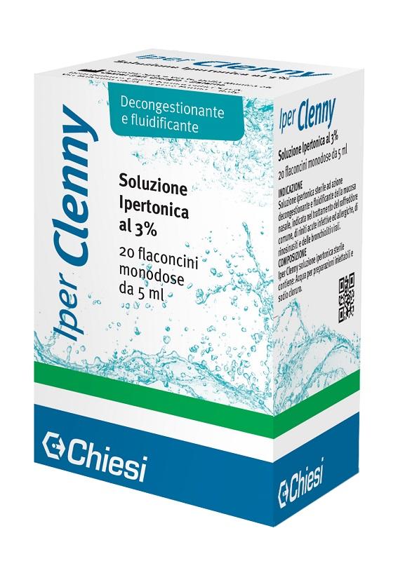 Chiesi Linea Pulizia del Naso Clenny A Soluzione Ipertonica 20 Flaconcini 5 ml