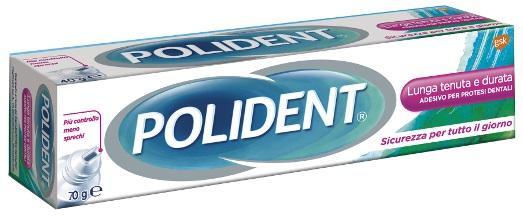Polident Lunga Tenuta Crema Adesiva per Protesi Dentali 70 g