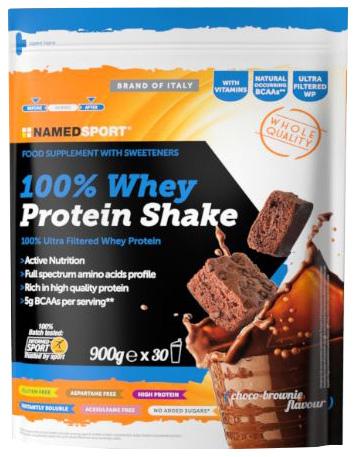 Named Sport 100% Whey Protein Shake Choco Brownie 900g