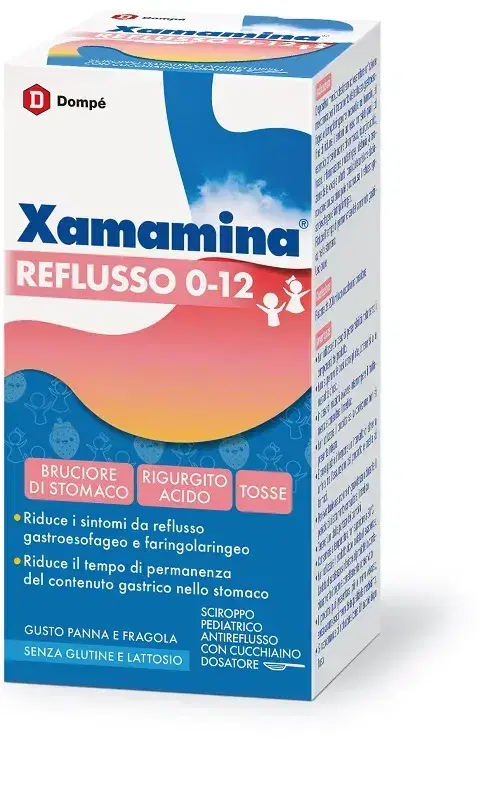 Xamamina Reflusso Pediatrico per Bambini 0-12 Anni per Reflusso e Nausea 200 ml
