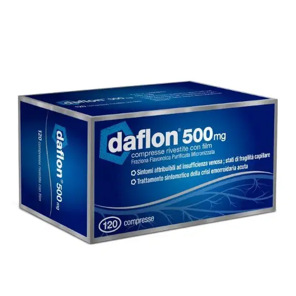 Daflon*120Cpr Riv 500Mg Daflon*120Cpr Riv 500Mg