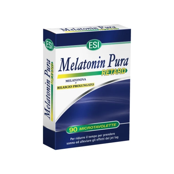 Esi Melatonin Pura Retard Integratore per l Addormentamento 90 Microtavolette