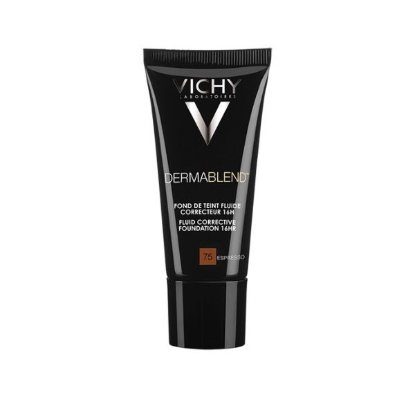 Vichy Dermablend Fondotinta Correttore Fluido SPF25 N.75 Espresso 30 ml