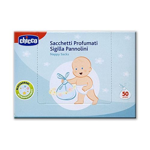 Chicco Sacchetti Profumati Sigilla Pannolini 50 Buste