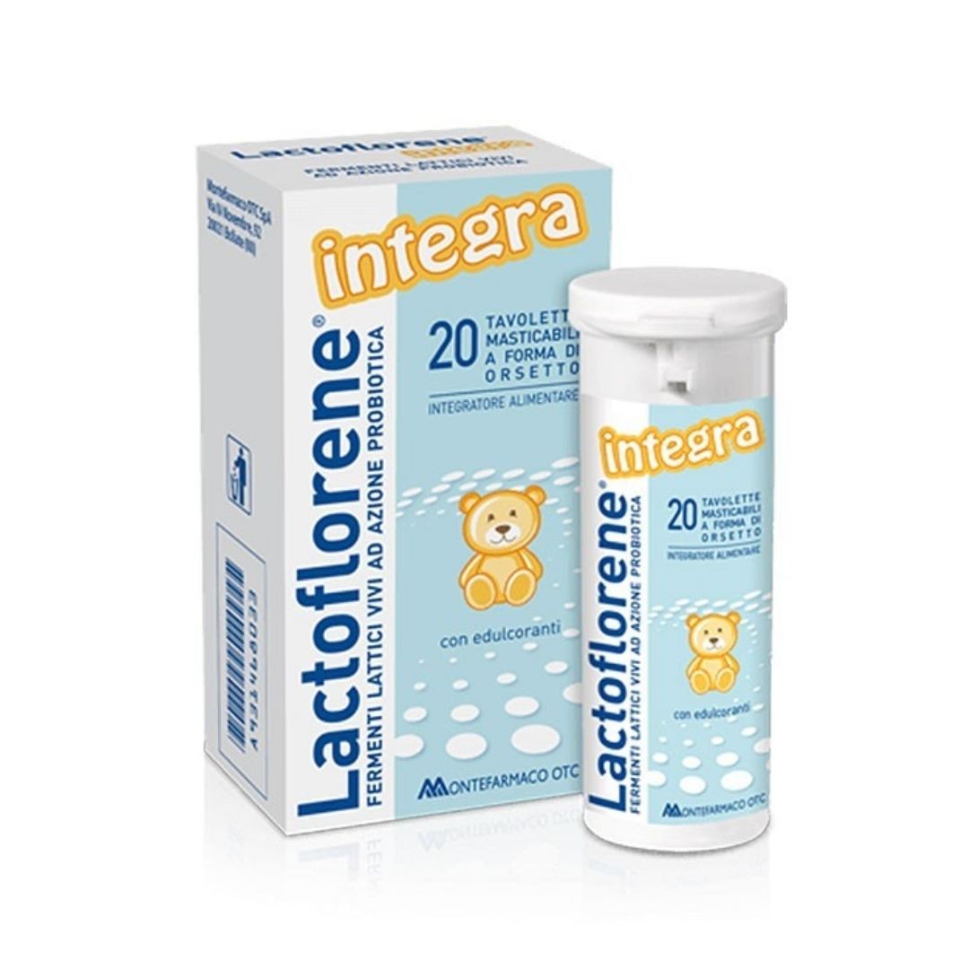 Lactoflorene Integra Integratore Alimentare a Forma di Orsetto 20 Tavolette