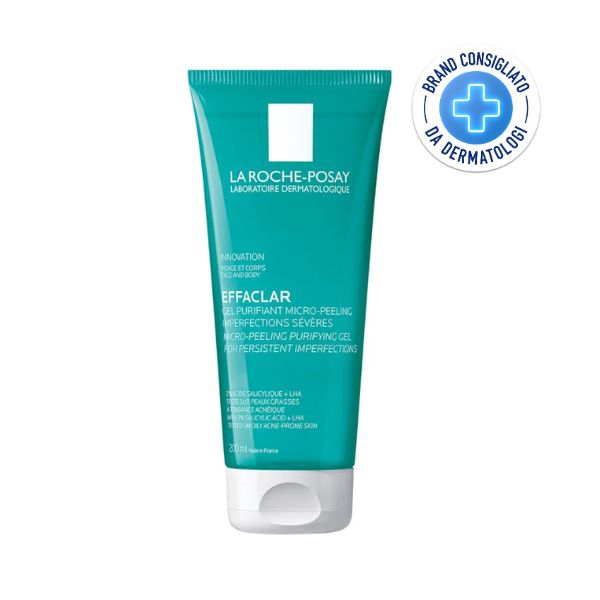 La Roche Posay Effaclar Gel Micro Peeling per Pelle a Tendenza Acneica 200 ml