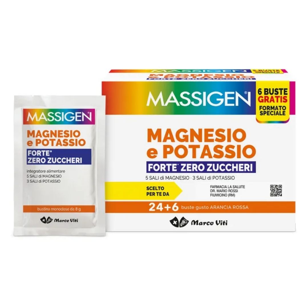 Massigen Magnesio Potassio Forte 246 Buste Farmaciaeuropeait