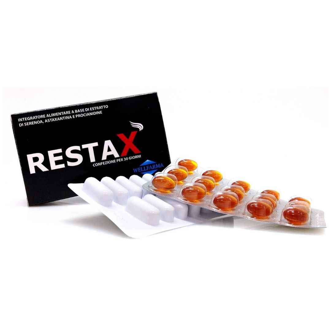 Wikenfarma Restax Integratore per la Caduta dei Capelli 30   30 Capsule Softgel