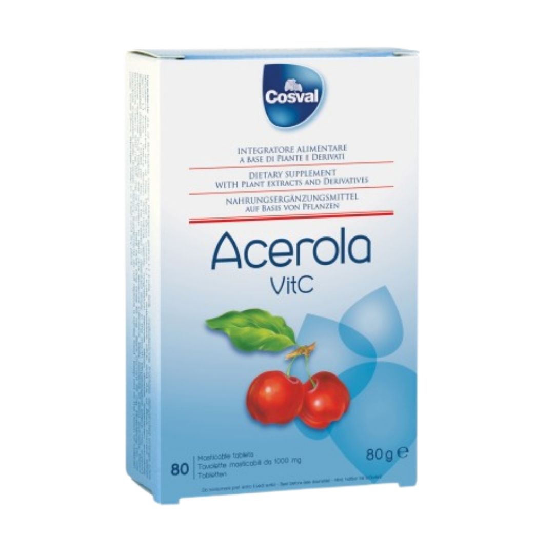 Acerola Vitamina C Integratore Per Sostenere Le Difese Immunitarie 80 Tavolette