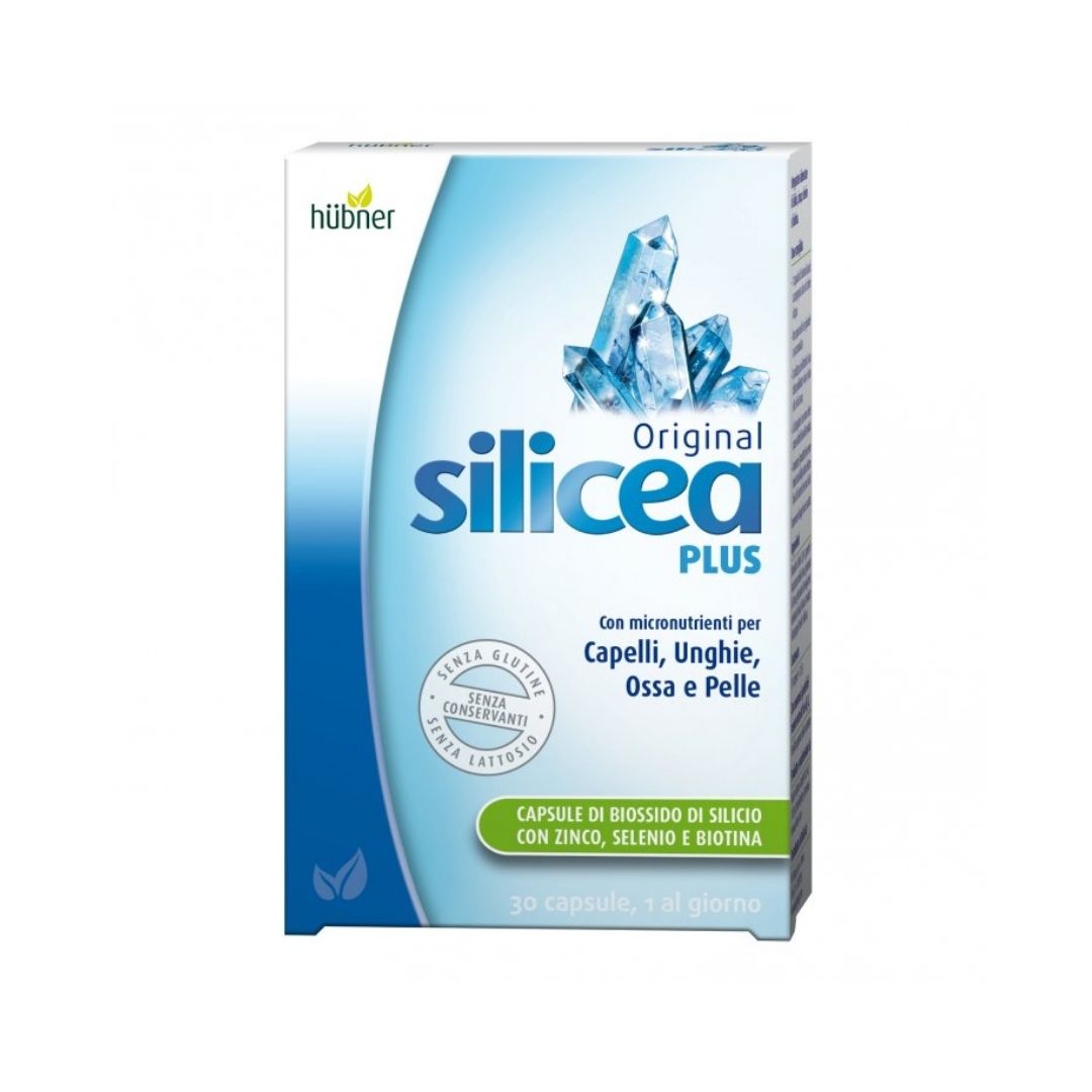 Silicea Plus Integratore per Capelli, Unghie, Ossa e Pelle 30 Capsule