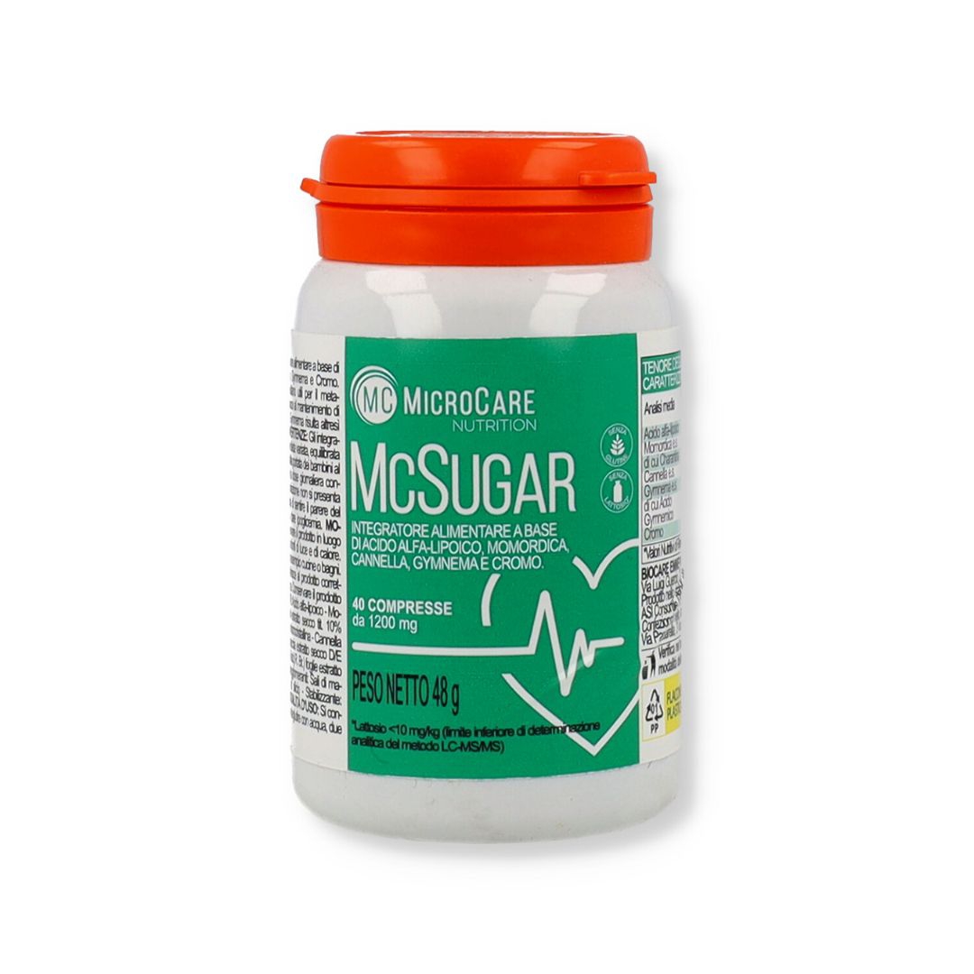 Microcare Nutrition Mc Sugar Integratore 40 compresse