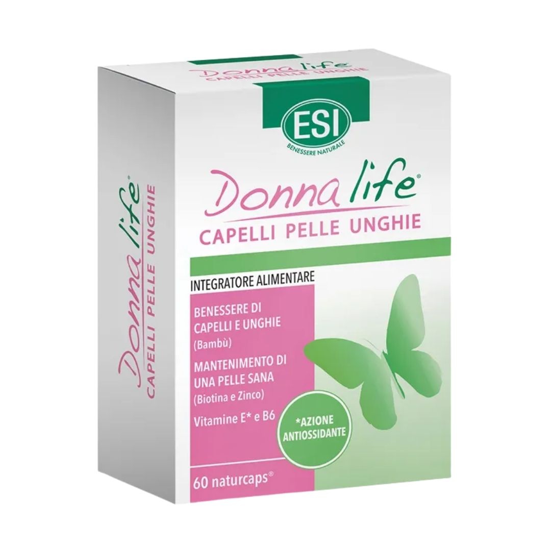 Esi Donna Life Integratore Alimentare Capelli Pelle Unghie 60 Naturcaps