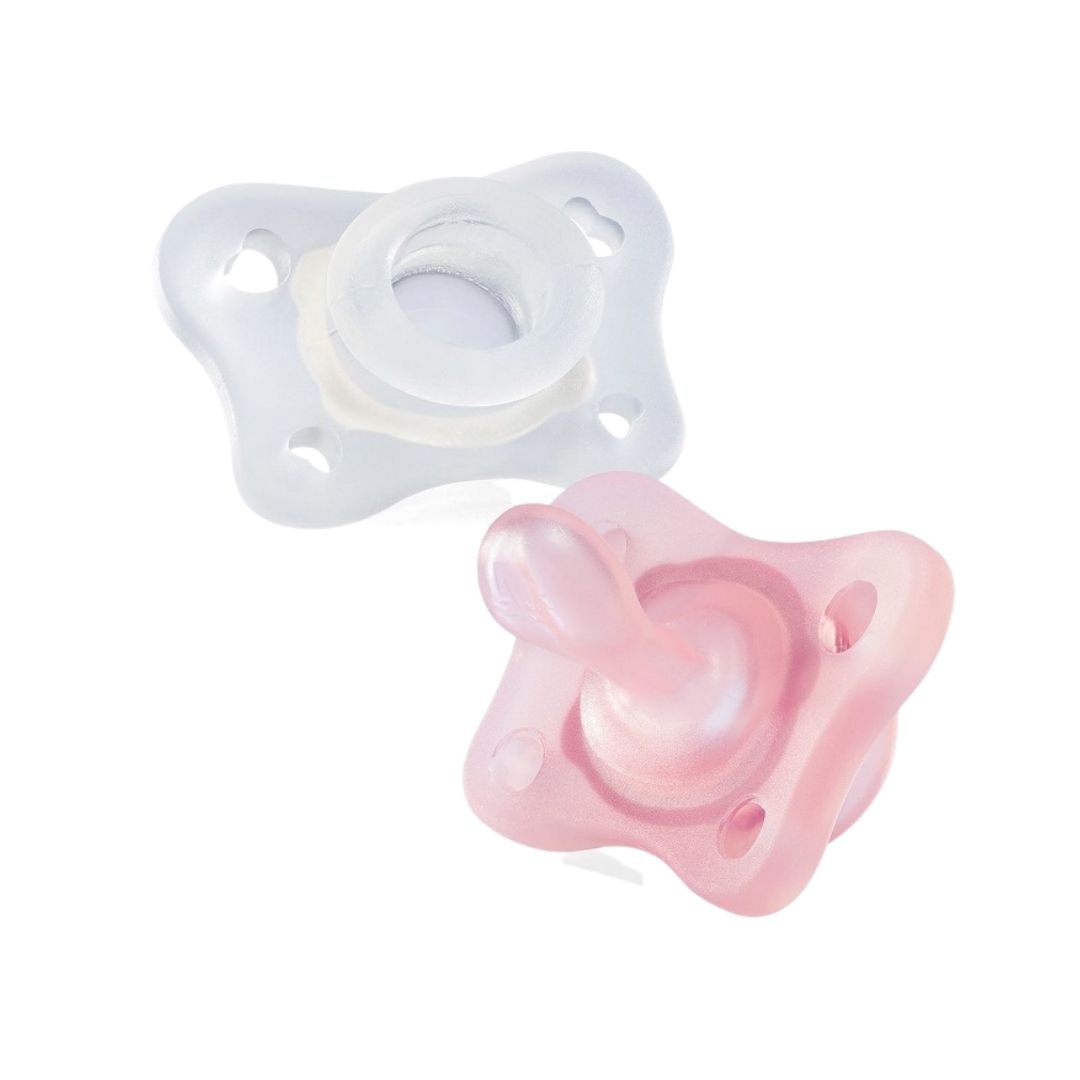 Chicco Gommottino Girl Silicone 0-2 Mesi 2 Pezzi