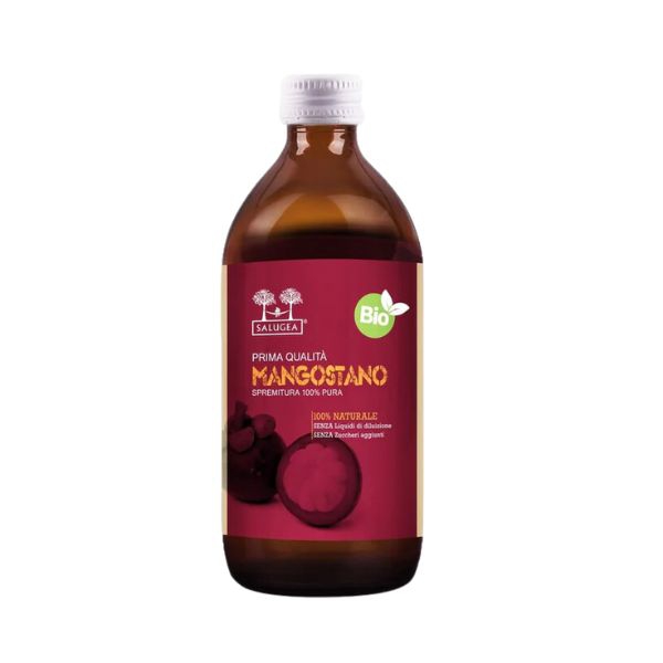 Salugea Succo Mangostano Bio Integratore per Stomaco e Intestino 500 ml