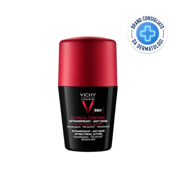 Vichy Homme Deodorante Clinical Control 96H Roll On 50 ml