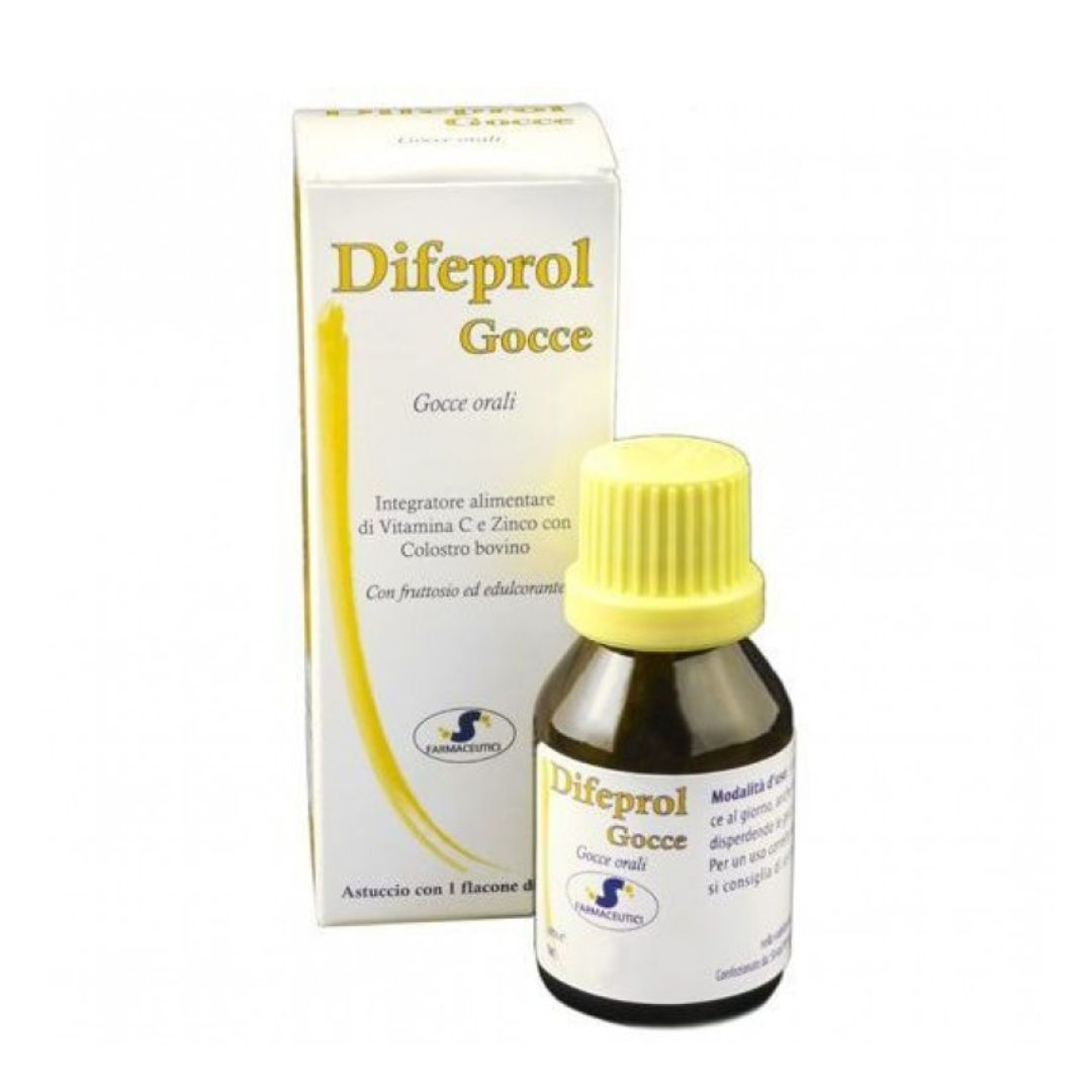 S.farmaceutici Difeprol Gocce Integratore di Vitamine e Zinco 20 ml