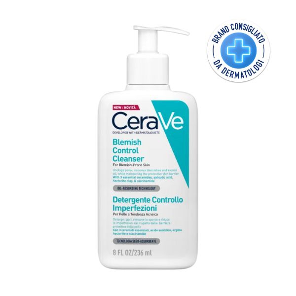 Cerave Acne Purifying Foam Gel Moussant Detergente Viso 236 ml