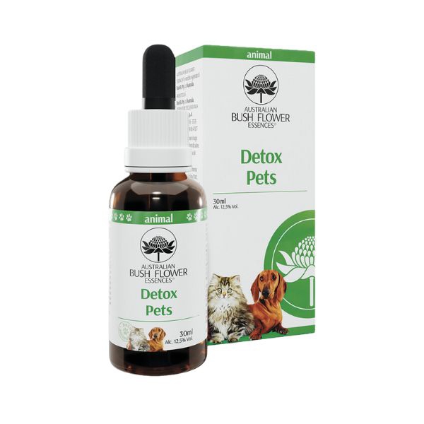 Australian Bush Flower Essences Detox Pets Essenza per Animali, 30 ml