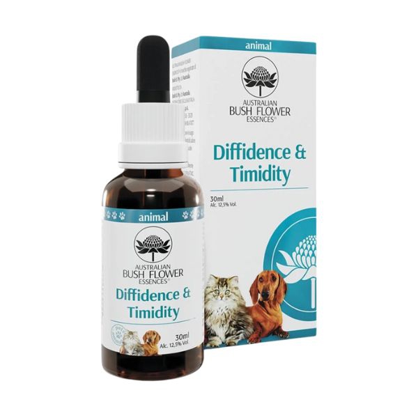 Australian Bush Flower Essences Diffidence & Timidity Essenza per Animali, 30 ml