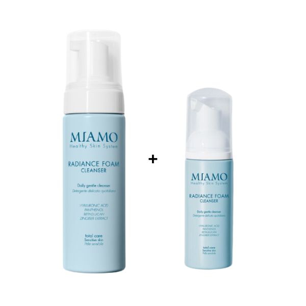 Miamo Radiance Foam Clean Duo Detergente Viso Delicato 150 ml + 50 ml