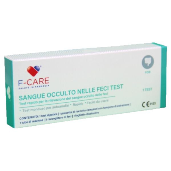 F care Test Rapido Monouso Di Autoanalisi Per Il Sangue Occulto Nelle Feci