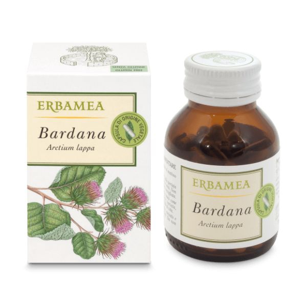 Erbamea Bardana Integratore Depurativo e per il Benessere della Pelle 50 Capsule