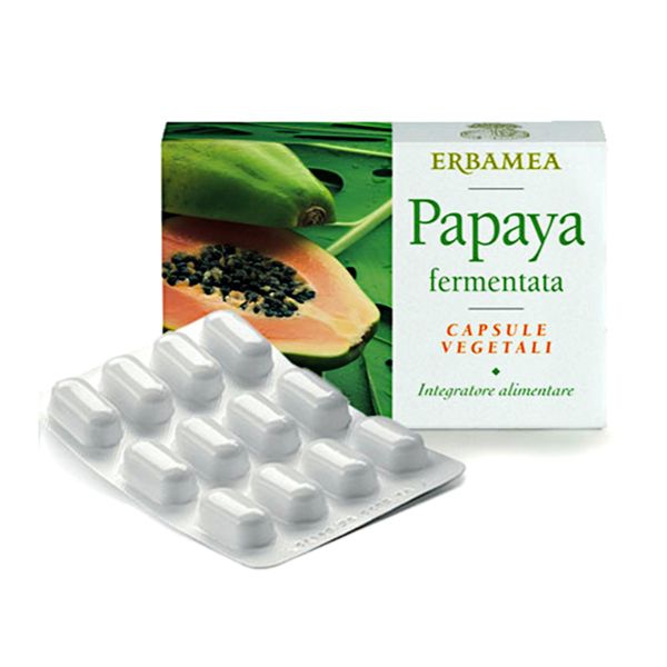 Erbamea Papaya Fermentata Integratore Alimentare 20 Capsule Vegetali